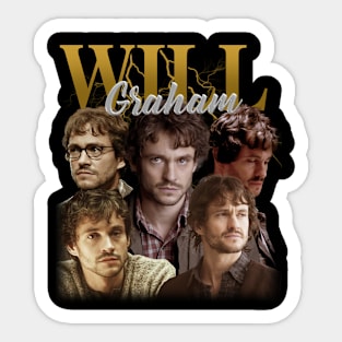 VINTAGE BOOTLEG WILL GRAHAM RETRO Sticker